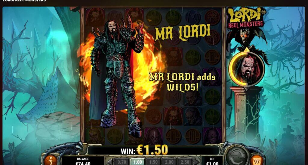 Play’n GO Reel Monsters Mr. Lordi