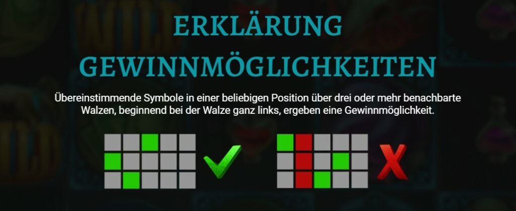 Gewinnlinie beim Online-Slot Hex von Relax Gaming