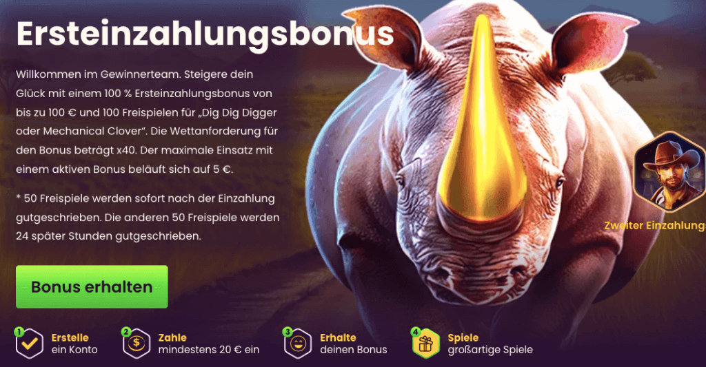 Einzahlungsbonus bei Bizzo