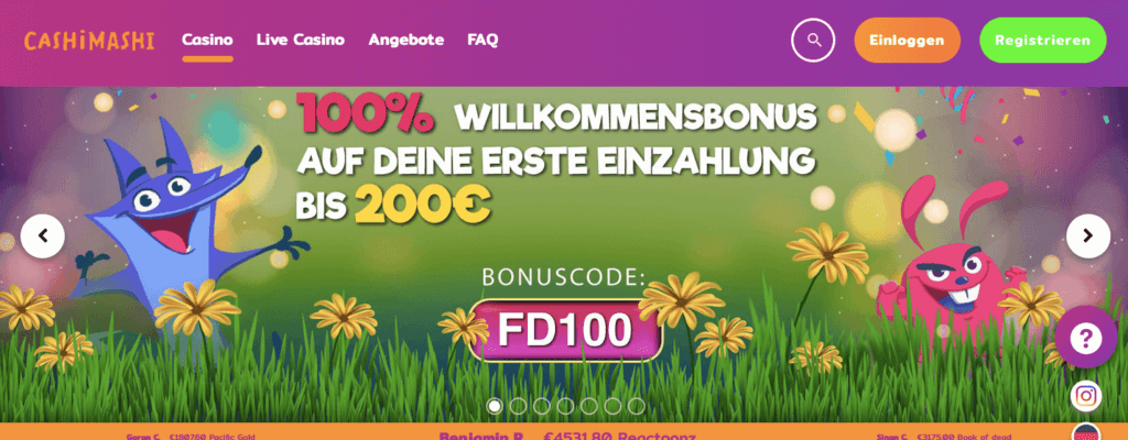 Cashimashi Bonuscode