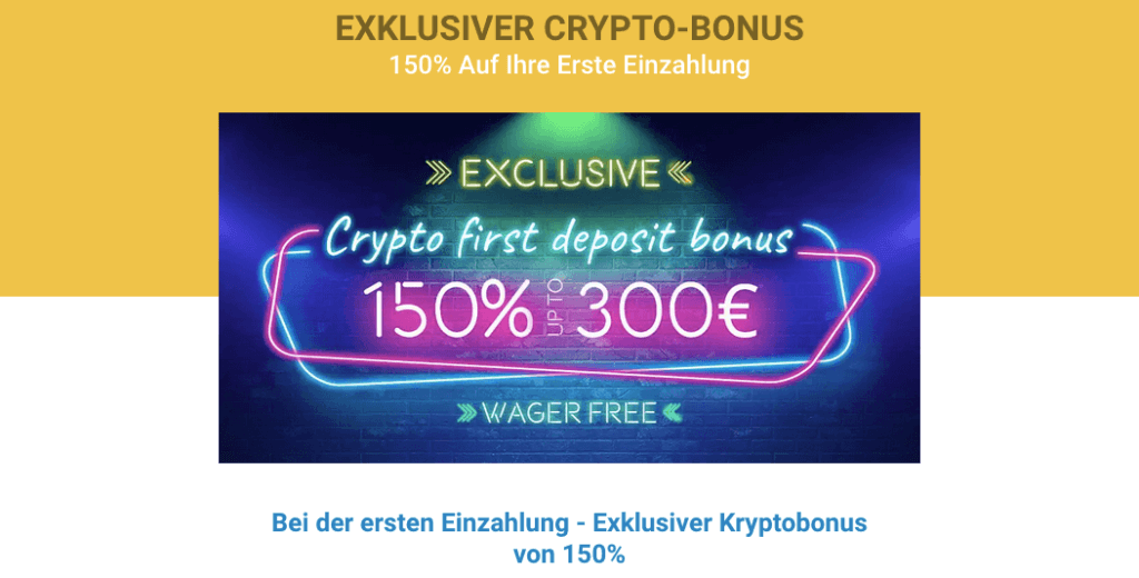 Umsatzfreier Kryptobonus beim Vegaz Casino