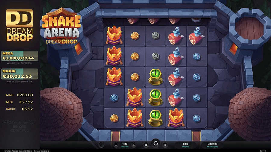 Snake Arena Dream Drop Walzenansicht