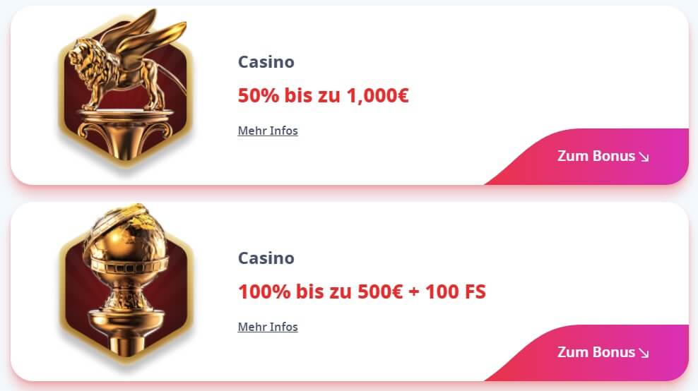 Casino Unlimited Willkommensbonus