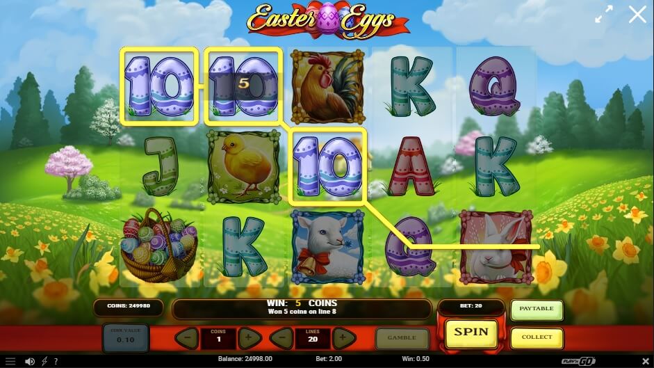 Der Easter Eggs Slot hat einen fantastischen maximalen Gewinn zu bieten: das 6568-Fache Ihres Einsatzes 