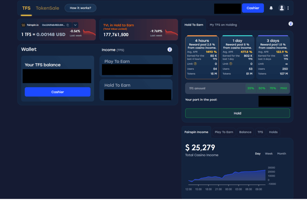 Fairspin Krypto-Casino Tokens