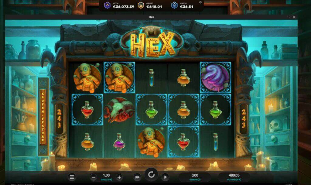 Hex Slot - Voodospaß im Casino