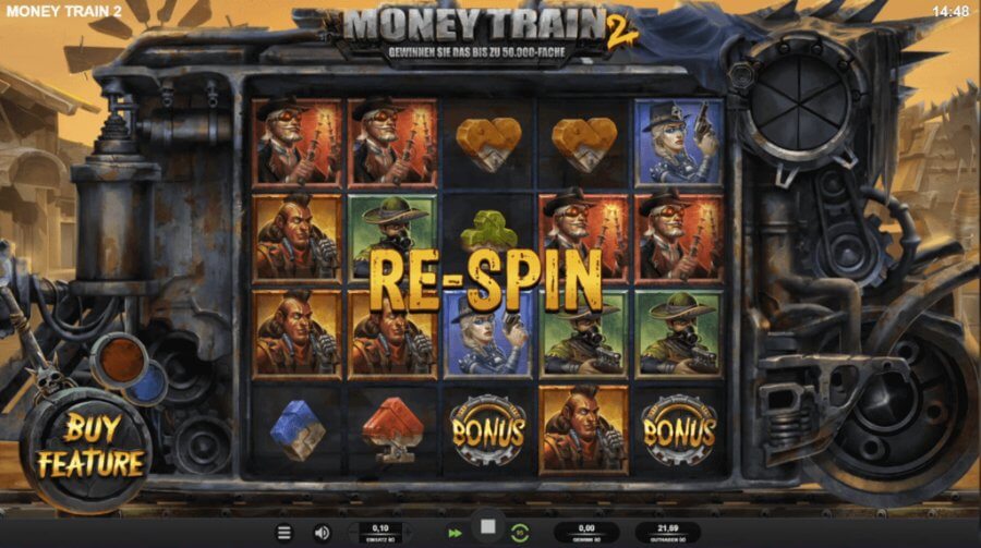 Money Train 2 mit x50.000 Höchstgewinn