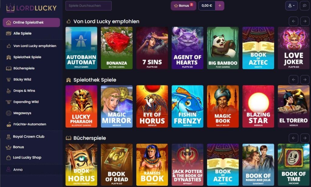 online casino free spins