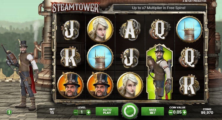 Der Steampunk Online-Slot 