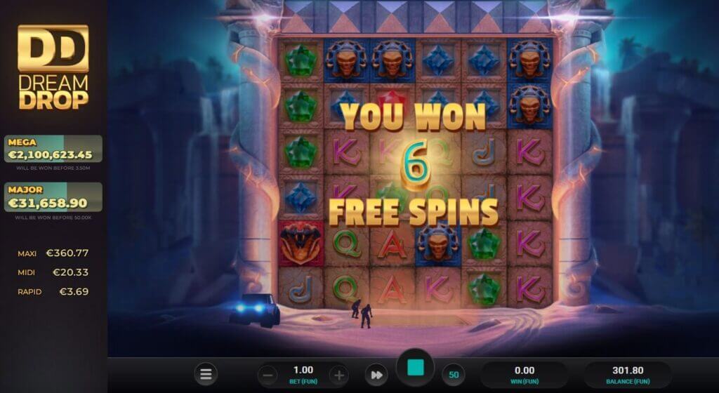 Relax Gaming mit seinem neuen Dream Drop Slot