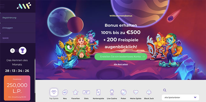 Bonus im Alf Casino