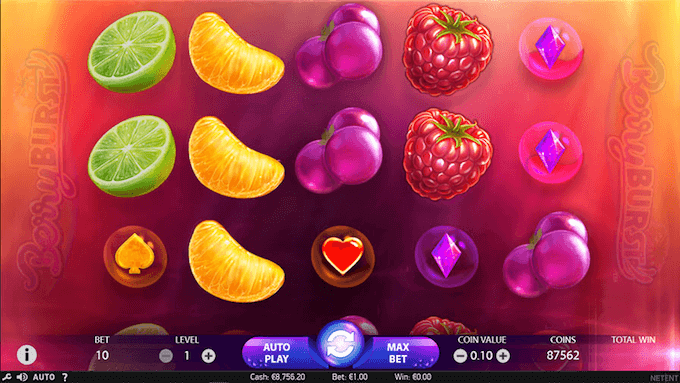 BerryBurst MAX NetEnt Slot