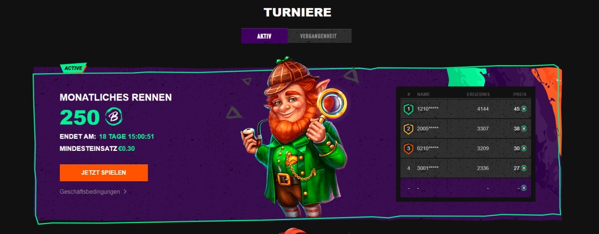 Betinia Aktionen