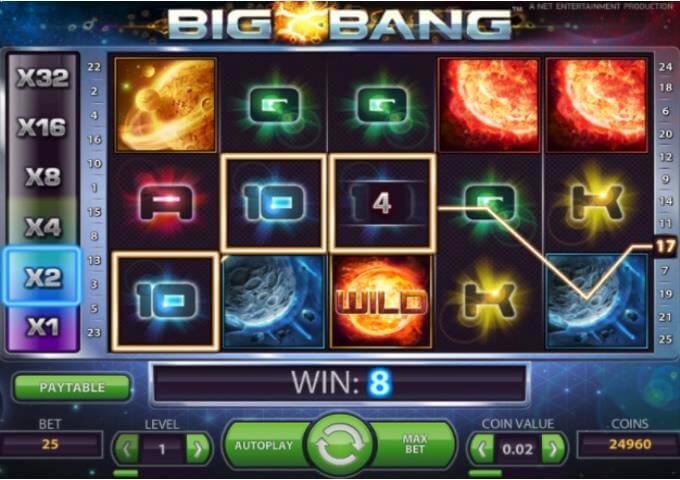 Big Bang NetEnt slot