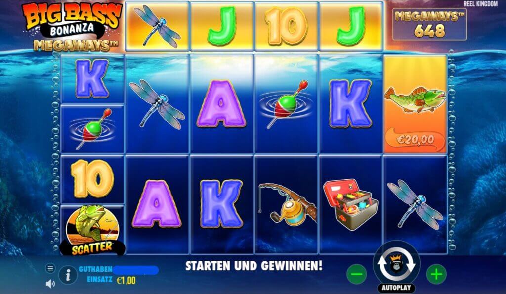 Der beliebte Angler-Slot von Pragmatic Play