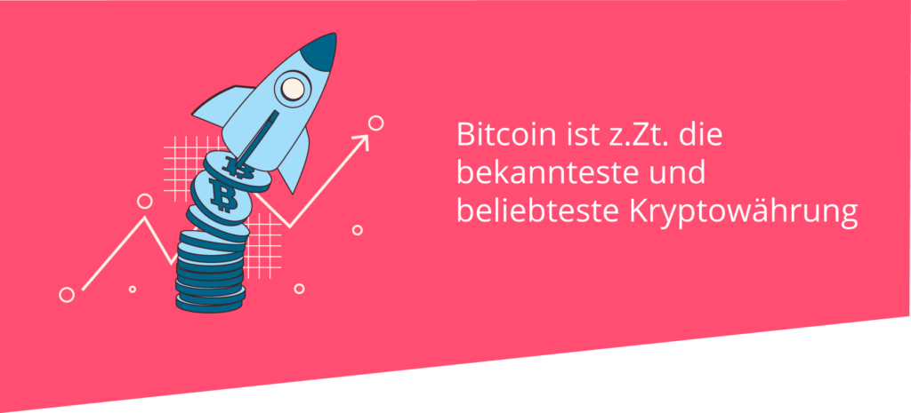 Beliebteste Kryptowährung ist Bitcoin