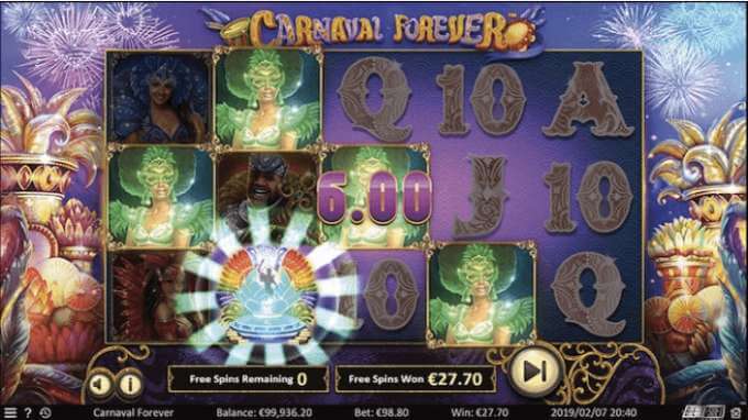 Carnaval Forever Betsoft Slot