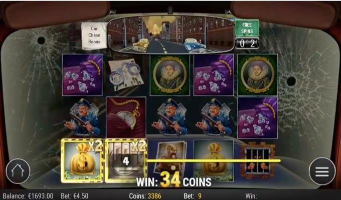 Cops'n Robbers Play'n GO Slot Bonus Feature