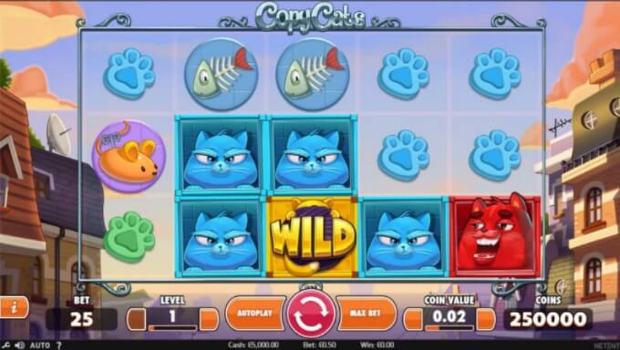 Copy Cats NetEnt Slot