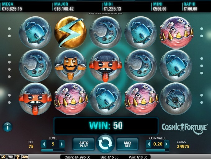 Cosmic Fortune Slot NetEnt