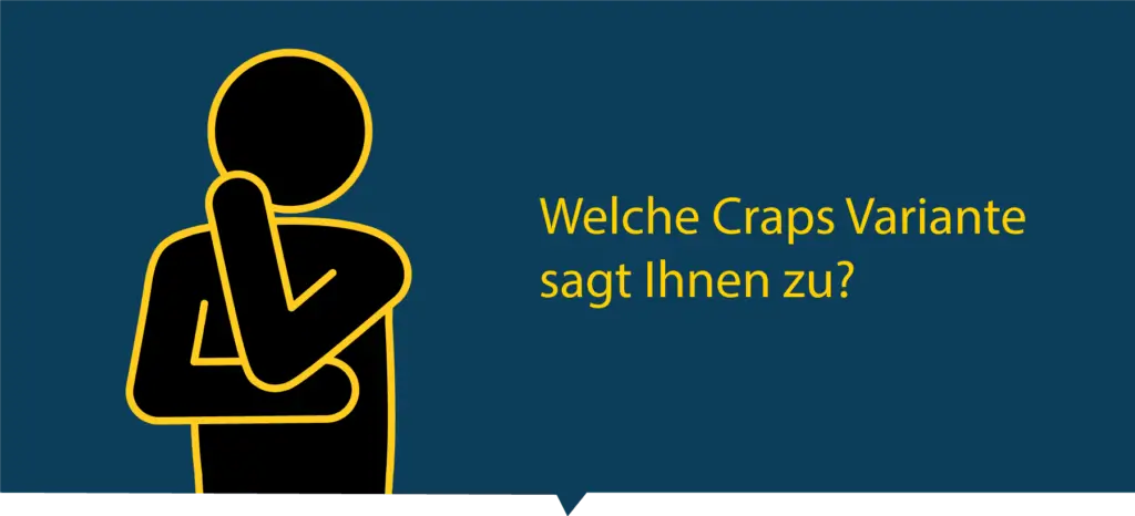 Craps gibt es in den verschiedensten Varianten