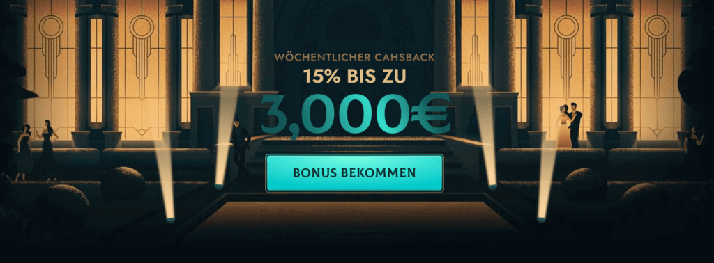 Bis zu 15 % Cashback erhalten Sie in diesem Online-Casino