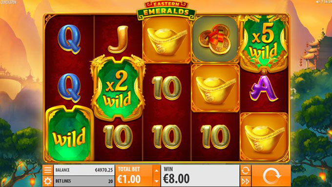 Eastern Emeralds Slot von Quickspin