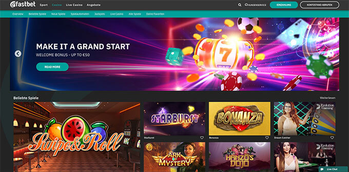 Fastbet Casino online