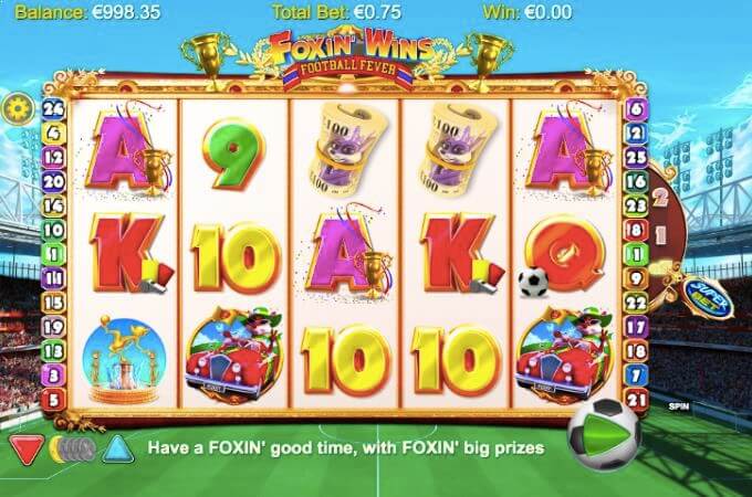 Foxin Wins Football Fever NextGen Slot