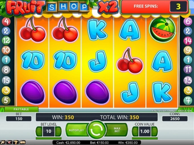 Fruit Shop Slot NetEnt