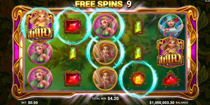 Microgaming Slot Goldwyn's Fairies