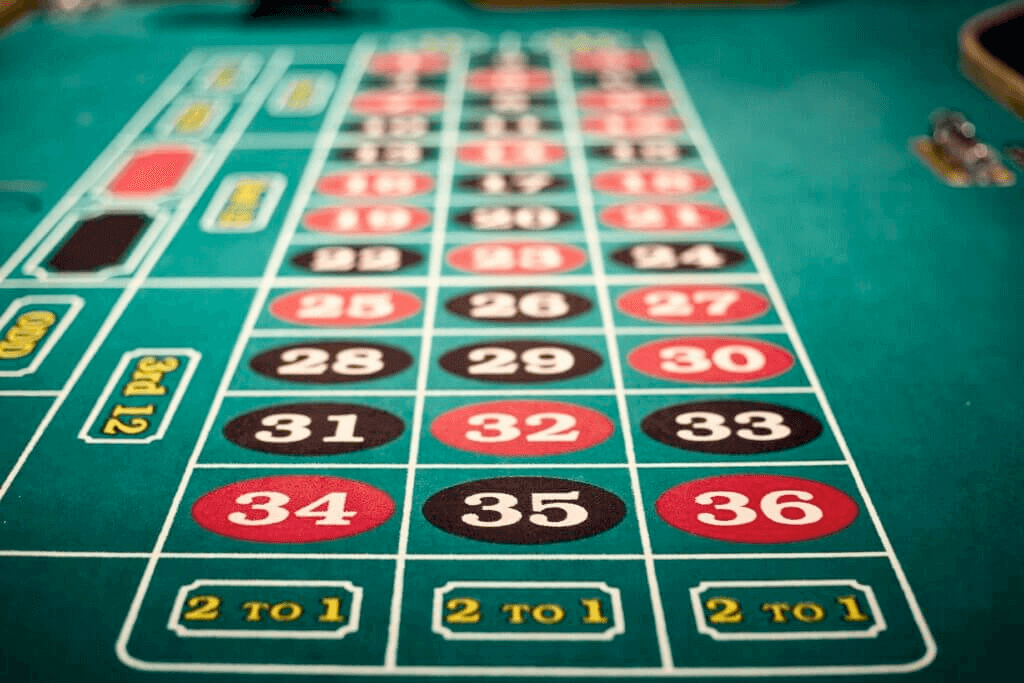 Tischansicht American Roulette