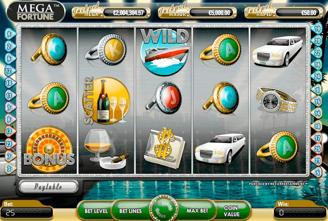 Bling Bling soweit das Auge reicht - Mega Fortune 