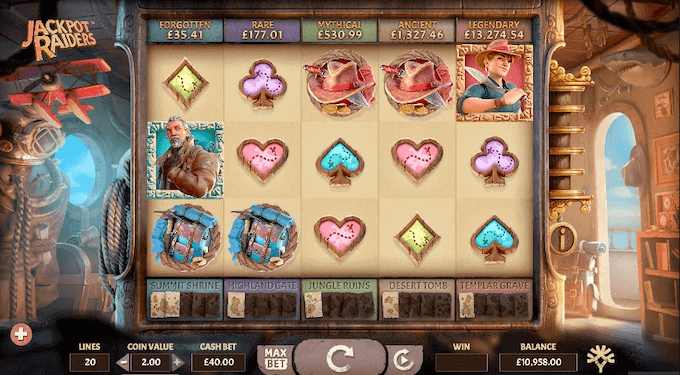 Jackpot Raiders Slot Yggdrasil