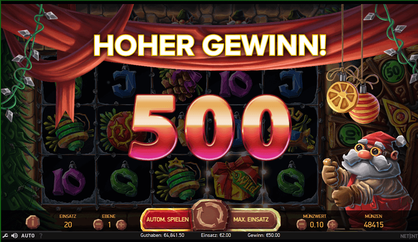 Jingle Spin Casino Slot Gewinn