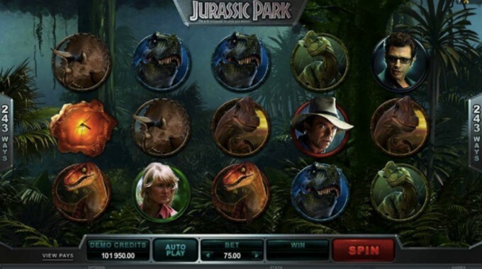 Jurassic Park Slot Hauptspiel Microgaming