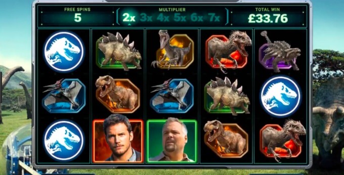 Jurassic World Slot Microgaming