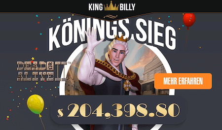 King Billy Casino Gewinne