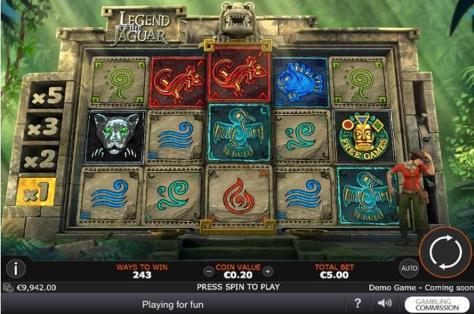 legend of the jaguar playtech slot