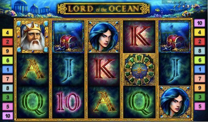 Lord of the Ocean Novomatic Slot