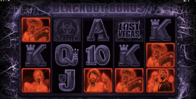 Lost Vegas Slot Blackout Bonus Feature