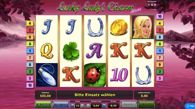 Lucky Ladys Charm Deluxe Novomatic Slot
