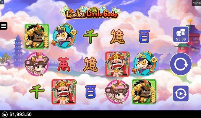 Lucky Little Gods Microgaming Slot