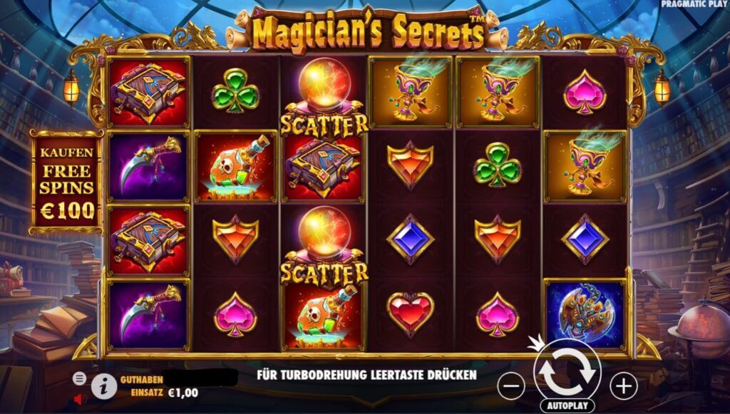 Magician’s Secrets von Pragmatic Play – ein zauberhafter Slot