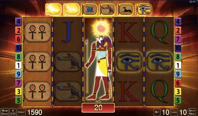 Merkur Gaming Eye of Horus Slot