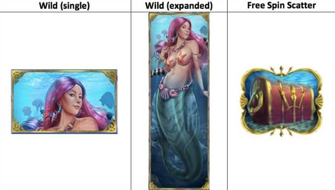 Mermaid's Diamond slot Play 'N GO wild scatter