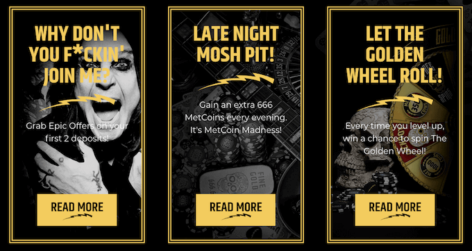 Metalcasino Bonus