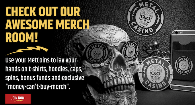 Metalcasino Merch Room