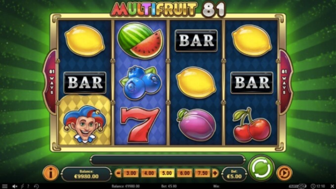 Multifruit 81 play n go slot