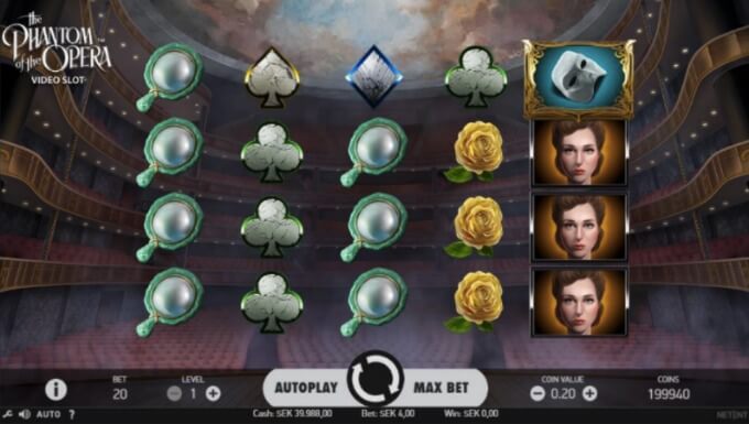 Phantom of the Opera Slot NetEnt